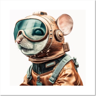 Mouse Space Explorer Posters and Art